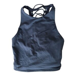 ALO Yoga Blue Strappy Tank Top